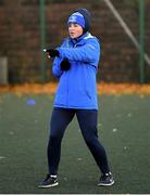 18 November 2020; Larissa Muldoon coaching during a Leinster Rugby After School Pop Up Club at DCU in Dublin. Photo by Piaras Ó Mídheach/Sportsfile