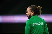 18 November 2020; Marcus Harness of Republic of Ireland ahead of the UEFA Nations League B match between Republic of Ireland and Bulgaria at the Aviva Stadium in Dublin. Photo by Stephen McCarthy/Sportsfile