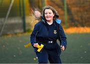 18 November 2020; Action during a Leinster Rugby After School Pop Up Club at DCU in Dublin. Photo by Piaras Ó Mídheach/Sportsfile