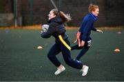 18 November 2020; Kate Hayden during a Leinster Rugby After School Pop Up Club at DCU in Dublin. Photo by Piaras Ó Mídheach/Sportsfile