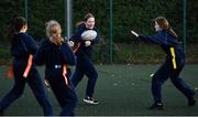 18 November 2020; Action from a Leinster Rugby After School Pop Up Club at DCU in Dublin. Photo by Piaras Ó Mídheach/Sportsfile