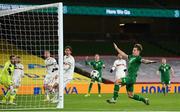 18 November 2020; James Collins of Republic of Ireland has an opportunity on goal during the UEFA Nations League B match between Republic of Ireland and Bulgaria at the Aviva Stadium in Dublin. Photo by Stephen McCarthy/Sportsfile