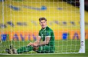 18 November 2020; James Collins of Republic of Ireland reacts after a missed opportunity on goal during the UEFA Nations League B match between Republic of Ireland and Bulgaria at the Aviva Stadium in Dublin. Photo by Stephen McCarthy/Sportsfile