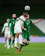 18 November 2020; Cicinho of Bulgaria in action against Daryl Horgan of Republic of Ireland during the UEFA Nations League B match between Republic of Ireland and Bulgaria at the Aviva Stadium in Dublin. Photo by Seb Daly/Sportsfile