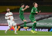 18 November 2020; Ronan Curtis of Republic of Ireland reacts after a missed opportunity on goal during the UEFA Nations League B match between Republic of Ireland and Bulgaria at the Aviva Stadium in Dublin. Photo by Stephen McCarthy/Sportsfile