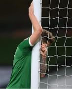 18 November 2020; James Collins of Republic of Ireland reacts during the UEFA Nations League B match between Republic of Ireland and Bulgaria at the Aviva Stadium in Dublin. Photo by Stephen McCarthy/Sportsfile