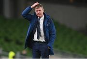 18 November 2020; Republic of Ireland manager Stephen Kenny during the UEFA Nations League B match between Republic of Ireland and Bulgaria at the Aviva Stadium in Dublin. Photo by Stephen McCarthy/Sportsfile