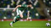 18 November 2020; Stuart Dallas of Northern Ireland during the UEFA Nations League B match between Northern Ireland and Romania in the National Football Stadium at Windsor Park in Belfast. Photo by David Fitzgerald/Sportsfile