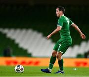 18 November 2020; Josh Cullen of Republic of Ireland during the UEFA Nations League B match between Republic of Ireland and Bulgaria at the Aviva Stadium in Dublin. Photo by Sam Barnes/Sportsfile