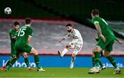 18 November 2020; Dimitar Iliev of Bulgaria has a shot at goal during the UEFA Nations League B match between Republic of Ireland and Bulgaria at the Aviva Stadium in Dublin. Photo by Sam Barnes/Sportsfile