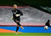 18 November 2020; Darren Randolph of Republic of Ireland during the UEFA Nations League B match between Republic of Ireland and Bulgaria at the Aviva Stadium in Dublin. Photo by Sam Barnes/Sportsfile