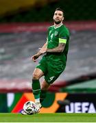 18 November 2020; Shane Duffy of Republic of Ireland during the UEFA Nations League B match between Republic of Ireland and Bulgaria at the Aviva Stadium in Dublin. Photo by Sam Barnes/Sportsfile