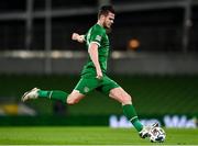 18 November 2020; Kevin Long of Republic of Ireland during the UEFA Nations League B match between Republic of Ireland and Bulgaria at the Aviva Stadium in Dublin. Photo by Sam Barnes/Sportsfile