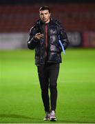 20 November 2020; Danny Mandroiu of Bohemians arrives prior to the Extra.ie FAI Cup Quarter-Final match between Bohemians and Dundalk at Dalymount Park in Dublin. Photo by Stephen McCarthy/Sportsfile