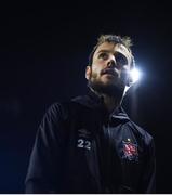 20 November 2020; Stefan Colovic of Dundalk ahead of the Extra.ie FAI Cup Quarter-Final match between Bohemians and Dundalk at Dalymount Park in Dublin. Photo by Ben McShane/Sportsfile