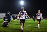20 November 2020; Greg Sloggett of Dundalk leaves the pitch following his side's victory in the Extra.ie FAI Cup Quarter-Final match between Bohemians and Dundalk at Dalymount Park in Dublin. Photo by Ben McShane/Sportsfile