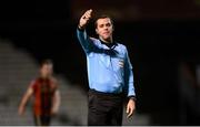 20 November 2020; Referee Rob Harvey during the Extra.ie FAI Cup Quarter-Final match between Bohemians and Dundalk at Dalymount Park in Dublin. Photo by Stephen McCarthy/Sportsfile