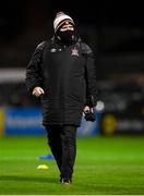 20 November 2020; Gavin McLaughlin, Dundalk media content officer, prior to the Extra.ie FAI Cup Quarter-Final match between Bohemians and Dundalk at Dalymount Park in Dublin. Photo by Stephen McCarthy/Sportsfile