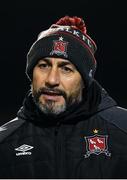 20 November 2020; Dundalk interim head coach Filippo Giovagnoli during the Extra.ie FAI Cup Quarter-Final match between Bohemians and Dundalk at Dalymount Park in Dublin. Photo by Stephen McCarthy/Sportsfile