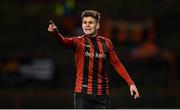 20 November 2020; Paddy Kirk of Bohemians during the Extra.ie FAI Cup Quarter-Final match between Bohemians and Dundalk at Dalymount Park in Dublin. Photo by Stephen McCarthy/Sportsfile