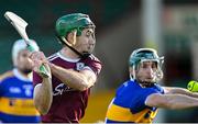 21 November 2020; Brian Concannon of Galway scores his side's second goal during the GAA Hurling All-Ireland Senior Championship Quarter-Final match between Galway and Tipperary at LIT Gaelic Grounds in Limerick. Photo by Piaras Ó Mídheach/Sportsfile