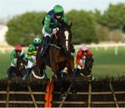 21 November 2020; Barnaviddaun, with David Mullins up, on their way to winning the Brown Lad Handicap Hurdle at Naas Racecourse in Kildare. Photo by Matt Browne/Sportsfile