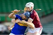 21 November 2020; Jason Forde of Tipperary in action against Shane Cooney of Galway during the GAA Hurling All-Ireland Senior Championship Quarter-Final match between Galway and Tipperary at LIT Gaelic Grounds in Limerick. Photo by Piaras Ó Mídheach/Sportsfile