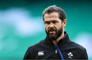21 November 2020; Ireland head coach Andy Farrell prior to the Autumn Nations Cup match between England and Ireland at Twickenham Stadium in London, England. Photo by Matt Impey/Sportsfile