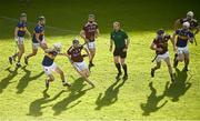 21 November 2020; Padraic Mannion of Galway in action against Niall O'Meara of Tipperary during the GAA Hurling All-Ireland Senior Championship Quarter-Final match between Galway and Tipperary at LIT Gaelic Grounds in Limerick. Photo by David Fitzgerald/Sportsfile