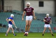 21 November 2020; Jason Flynn of Galway celebrates his side's third goal scored by team-mate Aidan Harte during the GAA Hurling All-Ireland Senior Championship Quarter-Final match between Galway and Tipperary at LIT Gaelic Grounds in Limerick. Photo by David Fitzgerald/Sportsfile