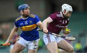 21 November 2020; Shane Cooney of Galway in action against Jason Forde of Tipperary during the GAA Hurling All-Ireland Senior Championship Quarter-Final match between Galway and Tipperary at LIT Gaelic Grounds in Limerick. Photo by Piaras Ó Mídheach/Sportsfile