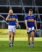 21 November 2020; Séamus Callanan, left, and John McGrath of Tipperary following the GAA Hurling All-Ireland Senior Championship Quarter-Final match between Galway and Tipperary at LIT Gaelic Grounds in Limerick. Photo by David Fitzgerald/Sportsfile