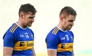 21 November 2020; Tipperary players Séamus Callanan, left, and John McGrath leave the field dejected after the GAA Hurling All-Ireland Senior Championship Quarter-Final match between Galway and Tipperary at LIT Gaelic Grounds in Limerick. Photo by Piaras Ó Mídheach/Sportsfile