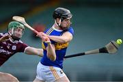 21 November 2020; Dan McCormack of Tipperary in action against Adrian Tuohey of Galway during the GAA Hurling All-Ireland Senior Championship Quarter-Final match between Galway and Tipperary at LIT Gaelic Grounds in Limerick. Photo by Piaras Ó Mídheach/Sportsfile