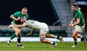 21 November 2020; Keith Earls of Ireland is tackled by Tom Curry of England during the Autumn Nations Cup match between England and Ireland at Twickenham Stadium in London, England. Photo by Matt Impey/Sportsfile