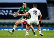 21 November 2020; Chris Farrell of Ireland in action against Ollie Lawrence of England during the Autumn Nations Cup match between England and Ireland at Twickenham Stadium in London, England. Photo by Matt Impey/Sportsfile