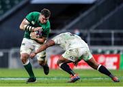 21 November 2020; Peter O'Mahony of Ireland is tackled by Kyle Sinkler of England during the Autumn Nations Cup match between England and Ireland at Twickenham Stadium in London, England. Photo by Matt Impey/Sportsfile