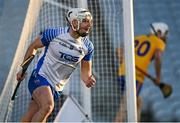 21 November 2020; Dessie Hutchinson of Waterford celebrates after scoring his side's second goal during the GAA Hurling All-Ireland Senior Championship Quarter-Final match between Clare and Waterford at Pairc Uí Chaoimh in Cork. Photo by Harry Murphy/Sportsfile