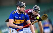 21 November 2020; Dan McCormack of Tipperary in action against Joseph Cooney of Galway during the GAA Hurling All-Ireland Senior Championship Quarter-Final match between Galway and Tipperary at LIT Gaelic Grounds in Limerick. Photo by Piaras Ó Mídheach/Sportsfile