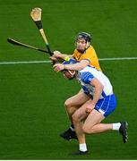 21 November 2020; Tony Kelly of Clare is tackled by Conor Prunty of Waterford during the GAA Hurling All-Ireland Senior Championship Quarter-Final match between Clare and Waterford at Pairc Uí Chaoimh in Cork. Photo by Eóin Noonan/Sportsfile