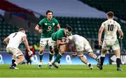 21 November 2020; Rónan Kelleher of Ireland is tackled by Tom Curry of England during the Autumn Nations Cup match between England and Ireland at Twickenham Stadium in London, England. Photo by Matt Impey/Sportsfile