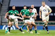 21 November 2020; Hugo Keenan of Ireland in action against Elliot Daly of England during the Autumn Nations Cup match between England and Ireland at Twickenham Stadium in London, England. Photo by Matt Impey/Sportsfile