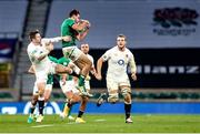 21 November 2020; Hugo Keenan of Ireland in action against Elliot Daly of England during the Autumn Nations Cup match between England and Ireland at Twickenham Stadium in London, England. Photo by Matt Impey/Sportsfile