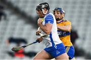 21 November 2020; Jake Dillon of Waterford in action against David McInerney of Clare during the GAA Hurling All-Ireland Senior Championship Quarter-Final match between Clare and Waterford at Pairc Uí Chaoimh in Cork. Photo by Harry Murphy/Sportsfile