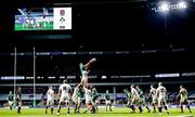 21 November 2020; James Ryan of Ireland wins possession in the line-out ahead of Maro Itoje of England during the Autumn Nations Cup match between England and Ireland at Twickenham Stadium in London, England. Photo by Matt Impey/Sportsfile