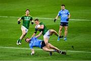 21 November 2020; Ronan Jones of Meath in action against Seán Bugler of Dublin during the Leinster GAA Football Senior Championship Final match between Dublin and Meath at Croke Park in Dublin. Photo by Ramsey Cardy/Sportsfile