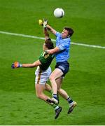 21 November 2020; Robert McDaid of Dublin in action against Ronan Jones of Meath during the Leinster GAA Football Senior Championship Final match between Dublin and Meath at Croke Park in Dublin. Photo by Ramsey Cardy/Sportsfile