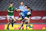 21 November 2020; Con O'Callaghan of Dublin in action against Cathal Hickey, left, and Eoin Harkin of Meath during the Leinster GAA Football Senior Championship Final match between Dublin and Meath at Croke Park in Dublin. Photo by Stephen McCarthy/Sportsfile