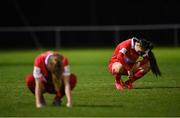 21 November 2020; Jess Ziu of Shelbourne following her side's defeat during the Women's National League match between Peamount United and Shelbourne at PRL Park in Greenogue, Dublin. Photo by Seb Daly/Sportsfile