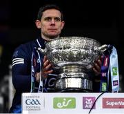 21 November 2020; Dublin captain Stephen Cluxton lifts the Delaney Cup after the Leinster GAA Football Senior Championship Final match between Dublin and Meath at Croke Park in Dublin. Photo by Ray McManus/Sportsfile